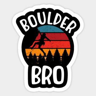 BOULDER BRO Sticker